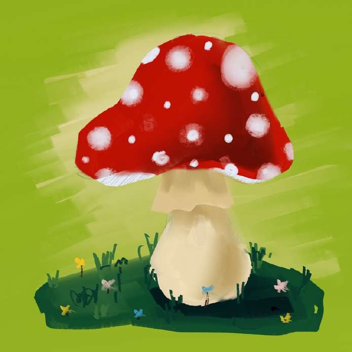 Mushroom — Digital Illustration